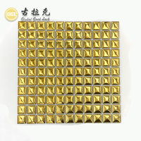 Goodluck3d carrelage de mosaïque en céramique or pour dosseret de cuisine