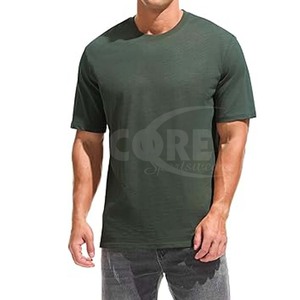 Camiseta de calle de algodón 100% en blanco de alta calidad, camiseta de verano ligera y transpirable para gimnasio, camiseta para hombre - Product Image 4