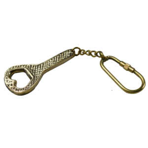 Llavero Decorativo con Ancla Náutica, Diseño de Latón de Calidad Empresarial, Acabado Pulido Brillante - Product Image 6