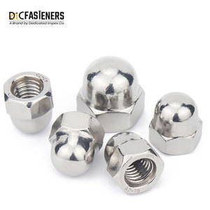 น็อตโดมเกลียว M3หัวหกเหลี่ยมชุบสังกะสีสเตนเลสสตีลมาตรฐาน DIN - Product Image 5