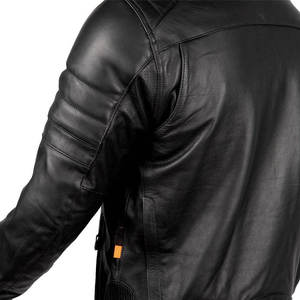 Blouson en cuir coupe-vent pour moto OEM, couleurs, tailles et marquage personnalisés, approvisionnement en gros, adulte, toutes saisons - Product Image 5