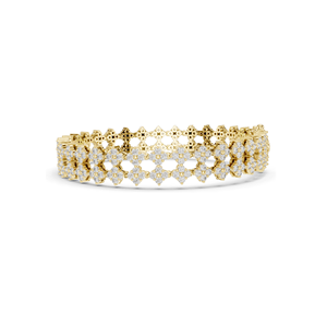 5.12 CT Lab Diamond Tennis Bracelet VVS-VS EF Clarity, CVD Diamonds Available in 18KT, 14KT, 10KT <b>Gold</b> & 925 Silver <b>Rose</b>, - Product Image 4