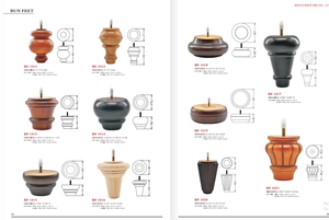 Modern Solid Wood <b>Sofa</b> <b>Legs</b> Furniture <b>Replacement</b> Feet Custom Size Color Heavy Duty Easy Installation OEM ODM - Product Image 3