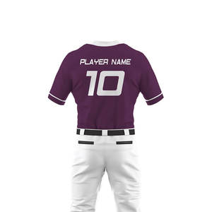 Uniformes de Softbol para Hombre Totalmente Personalizados, Profesionales y Más Vendidos, de Secado Rápido, Transpirables, Antibacterianos, de Poliéster/Algodón, Ropa de Equipo - Product Image 6