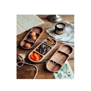 Plateau de service en bois pour fruits secs, design moderne, taille personnalisée, style rond classique, utilisation pour mariage, MOQ de 100 pièces pour la vente en gros - Product Image 5