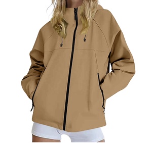 Vestes coupe-vent en polyester 100% couleur unie, personnalisables avec logo, confortables et douces, vente en gros - Product Image 1