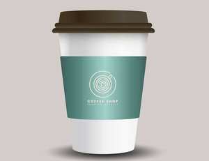 ปลอกหุ้มแก้วกาแฟแบบใช้แล้วทิ้ง คุณภาพสูง ทนทาน ป้องกันความร้อน พิมพ์ลายได้ตามต้องการ สำหรับบรรจุภัณฑ์อาหาร - Product Image 2