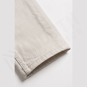 Jeans en denim d'hiver à coupe moderne pour hommes, motif uni, respirant, durable, service ODM, pantalons, couleur personnalisée, vente en gros, qualité supérieure - Product Image 6