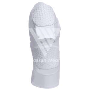 Custom Made Football Sports Protection Wear <b>Padded</b> Rash Guards Wholesale Cheap Price High Performance MMA Rash Guard - Product Image 3