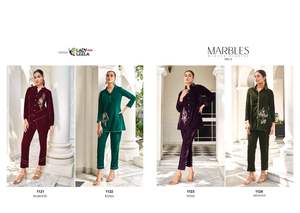 Ưa thích xu hướng phụ nữ thời trang-đạo Đức mặc Nhu cầu cao nhung kurti quần tinh khiết tay làm việc người lớn 'may mặc xuất khẩu & Nhà cung cấp - Product Image 2