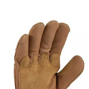 Guantes de aparejo de trabajo de construcción Industrial ignífugos Nueva llegada Guantes de trabajo de cuero de vaca de alta calidad con manguito de seguridad - Product Image 4