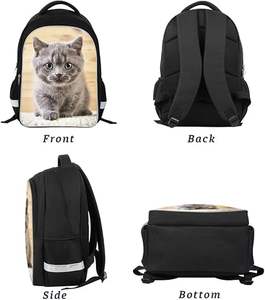 Mochila escolar y de viaje de negocios impermeable de moda personalizada con impresión de logotipo OEM para portátiles - Product Image 5