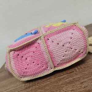 Bolso Bandolera Boho de Diseño, Hecho a Mano con Crochet, Lona Resistente con Cierre, Gran Capacidad, Ligero, Regalo de Moda para Mujer - Product Image 5