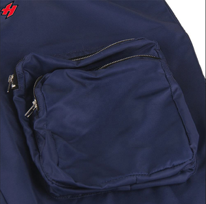 กางเกงผ้าไนลอนสำหรับผู้ชายกางเกงกันลมผ้าโพลีเอสเตอร์สำหรับผู้ชายดีไซน์ออกแบบโลโก้ได้ตามต้องการ - Product Image 5