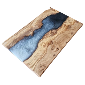 เขียงกลางทำจากเรซินสีฟ้าทันสมัยทนทานดีไซน์น่าเชื่อถือเขียงไม้สำหรับหั่น - Product Image 5