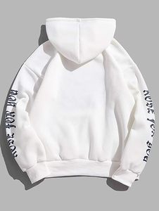 Vente en gros de sweats à capuche imprimés avec logo personnalisé pour adultes sweats à capuche imprimés streetwear pour hommes coton mélangé de base lourd - Product Image 3