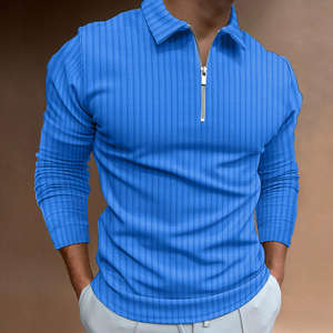 Polos de buena calidad para hombre, tendencia superior, otoño e invierno, nuevo diseño, ropa informal de punto de algodón, polos de talla grande - Product Image 6