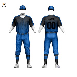 Fabricante al por mayor personalizado secundaria ropa deportiva transpirable jóvenes béisbol y softbol uniformes sublimación Jerseys - Product Image 5