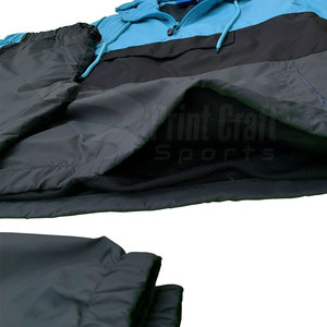 Heavy Duty Custom Made Windbreaker Hoodies Set Venta directa de fábrica Low MOQ Windbreaker Hoodies Set - Product Image 2