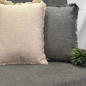Living Room Cushion, Decorative Throw Pillow <b>Covers</b> <b>Set</b> of 5 Couch Pillows Linen Cushion <b>Cover</b> for Couch <b>Sofa</b> Living Room - Product Image 6