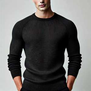 Suéter de Punto Personalizado con Cierre Frontal, Cuello Camisero, para Hombre, Invierno, MOQ Bajo - Product Image 5