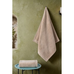 Ensemble de serviettes en microcoton Varol Lord Series 2 pièces 50x90 & 80x150 cm 500 Gsm Couleur unie Doux pour la peau et séchage rapide pour un usage domestique - Product Image 1