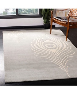 Alfombra y alfombra de lana 100% de diseño moderno hecho a mano, Color sólido con brillo suave, tamaño personalizado para uso en el suelo del hogar, alfombras y juegos - Product Image 2