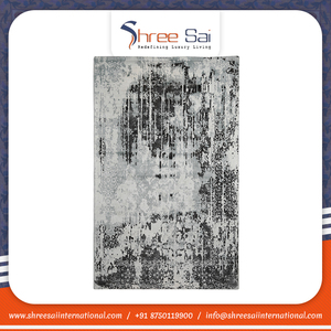 การออกแบบที่หรูหรามือทอพรมลาย้เหนียวรูปร่างสี่เหลี่ยม Handmade ปักพรมชุดพรมปักและชุด - Product Image 2