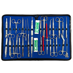 Kit de Instrumentos Quirúrgicos de Cirugía Menor de Campo de 71 Piezas, Pinzas Manuales, Tijeras, Acero Inoxidable Reutilizable, L.A. Elahi Co - Product Image 1