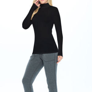 Blouse médicale unisexe respirante à manches longues, coupe ajustée, en Spandex/Polyester extensible, haute qualité, pour infirmières et professionnels de la santé - Product Image 4