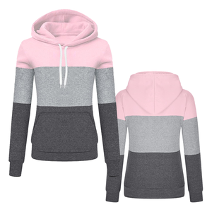 Sweat à capuche en tissu 100% Polyester de haute qualité pour femme, vêtement de rue à prix abordable, personnalisé, grande taille - Product Image 4