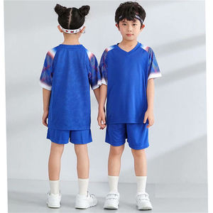 เสื้อฟุตบอลพิมพ์ลายแบบรีดร้อนตามสั่ง โพลีเอสเตอร์ 100% กันน้ำ แห้งเร็ว ขายส่งจากโรงงาน ราคาแข่งขัน - Product Image 3