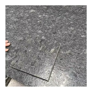 Plan de travail en granit gris acier poli, pierre naturelle moderne, garantie à vie, épaisseur 2-3 cm, pour usage hôtelier, dalle prédécoupée - Product Image 2