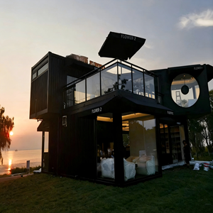 ร้านค้าคอนเทนเนอร์แบบโมดูลาร์ที่เท้าหุบเขาสถานที่ท่องเที่ยว พร้อมดีไซน์กันลมและฉนวนกันความร้อนที่ปรับแต่งได้ - Product Image 3