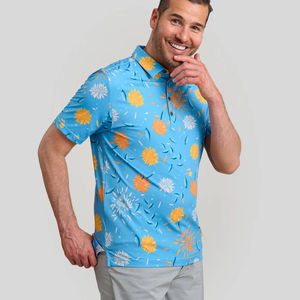 Polo de Golf Profesional de Alta Calidad para Hombre, con Logotipo Personalizado, Transpirable y Estampado, Nuevo, Suministro al por Mayor - Product Image 2