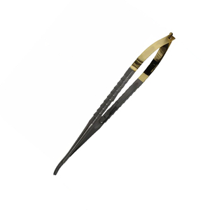 Wise Dental Micro Chirurgical Castroviejo Porte-aiguille 18 cm Courbé en Carbure de Tungstène Porte-aiguille Chirurgical Forceps - Product Image 4