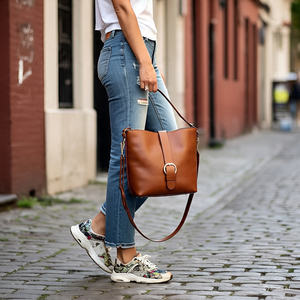 Stylish Cute Elegant Summer Ladies <b>Bag</b> New Spring Ladies <b>Bucket</b> <b>Bag</b> Spring/Summer Fashion Handbag Color Leather Latest - Product Image 6