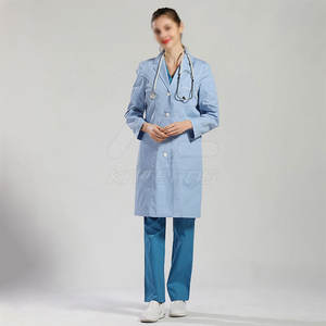 เสื้อโค้ทสำหรับห้องปฏิบัติการเสื้อโค้ทสครับขนาดและสีที่กำหนดเองได้สำหรับใช้กลางแจ้งสินค้าออกใหม่ - Product Image 3