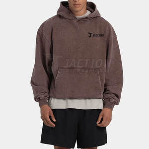 Sudadera con capucha para hombre Quick Dry Breathable Acid Wash para venta en línea Low MOQ Men Best Price Hoodie - Product Image 1