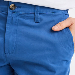 Slim Tapered Casual Mid <b>Chino</b> Hybrid <b>Shorts</b> for <b>Men</b> Crafted From Premium Canvas with Side Slant Pockets and Clean Finish - Product Image 4