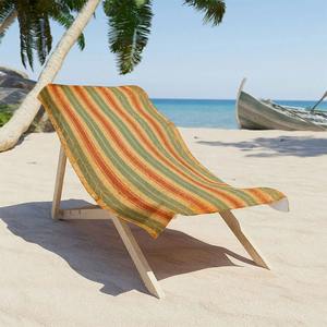 Serviettes de plage modernes et compressées en coton 100 % de qualité supérieure, fabriquées en usine, pour l'été et les voyages. - Product Image 4