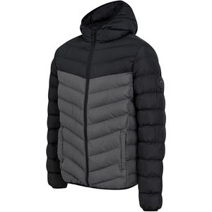 Nouveau à la mode léger hommes bouffant rembourré vestes à capuche manteau fermeture éclair multicolore décontracté bulle veste - Product Image 6