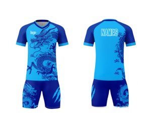 Uniformes de Fútbol Juveniles de Secado Rápido al por Mayor, Nueva Temporada, Personalizables, 100% Poliéster, para Todas las Temporadas - Product Image 2