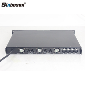 เครื่องขยายเสียง <span class=keywords><strong>Sinbosen</strong></span> <span class=keywords><strong>K4</strong></span>-<span class=keywords><strong>800</strong></span> Class d 1u 4 แชนแนล 4 โอห์ม 1200w เครื่องขยายเสียงดิจิตอล - Product Image 3