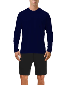 Encuentra camisetas similares de alta calidad para hombre, de manga larga, sin cuello, con botones, con logotipo personalizado, ligeras - Product Image 4