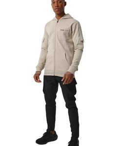 เสื้อฮู้ดผ้าฝ้าย320gsm โอเวอร์ไซส์สำหรับผู้ชายเสื้อฮู้ดผ้าคอตตอนระบายอากาศได้ดีพิมพ์โลโก้แบบกำหนดเอง - Product Image 1