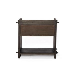 Nightstand ไม้รีไซเคิลสีดำทันสมัยกลางศตวรรษที่หรูหราอุตสาหกรรม LOFT พับได้เฟอร์นิเจอร์ข้างเตียงสไตล์อินเดียบ้านห้องนอน - Product Image 6