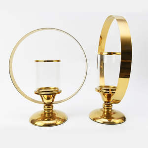 <b>Christmas</b> <b>Decoration</b> Home Candle Holder Gold For <b>Sale</b> - Product Image 2