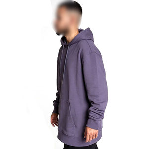 Sweats à capuche en molleton pour hommes, fabricant lourd surdimensionné personnalisé Sweats à capuche en coton vierge Sweats à capuche pour hommes lourds - Product Image 2