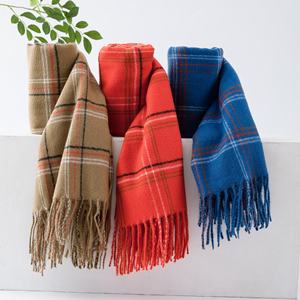 Hot Selling <b>Women's</b> Winter Plaid Scarves Breathable Windproof Stylish Traditional Scarves & <b>Shawls</b> Available in Colorful Designs - Product Image 4